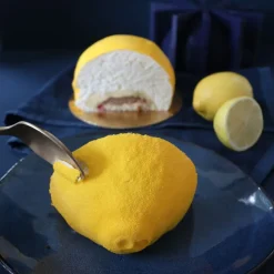 Moule silicone trompe l'œil Citron - Ø12 cm