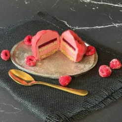Moule silicone trompe-l’œil framboise - 6 empreintes