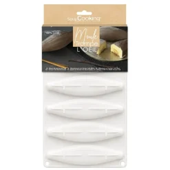 Moule silicone trompe-l’œil vanille - 6 empreintes