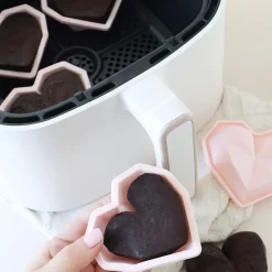 Moules silicone airfryer cœur x6