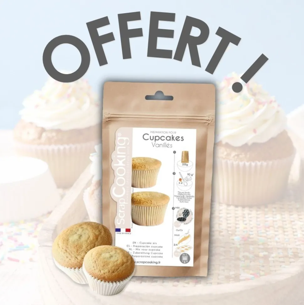 Pack cupcakes arc-en-ciel