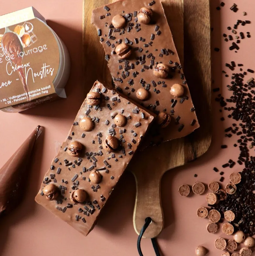 Pailletés de chocolat comestibles