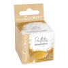 Paillettes alimentaires dorées en poudre