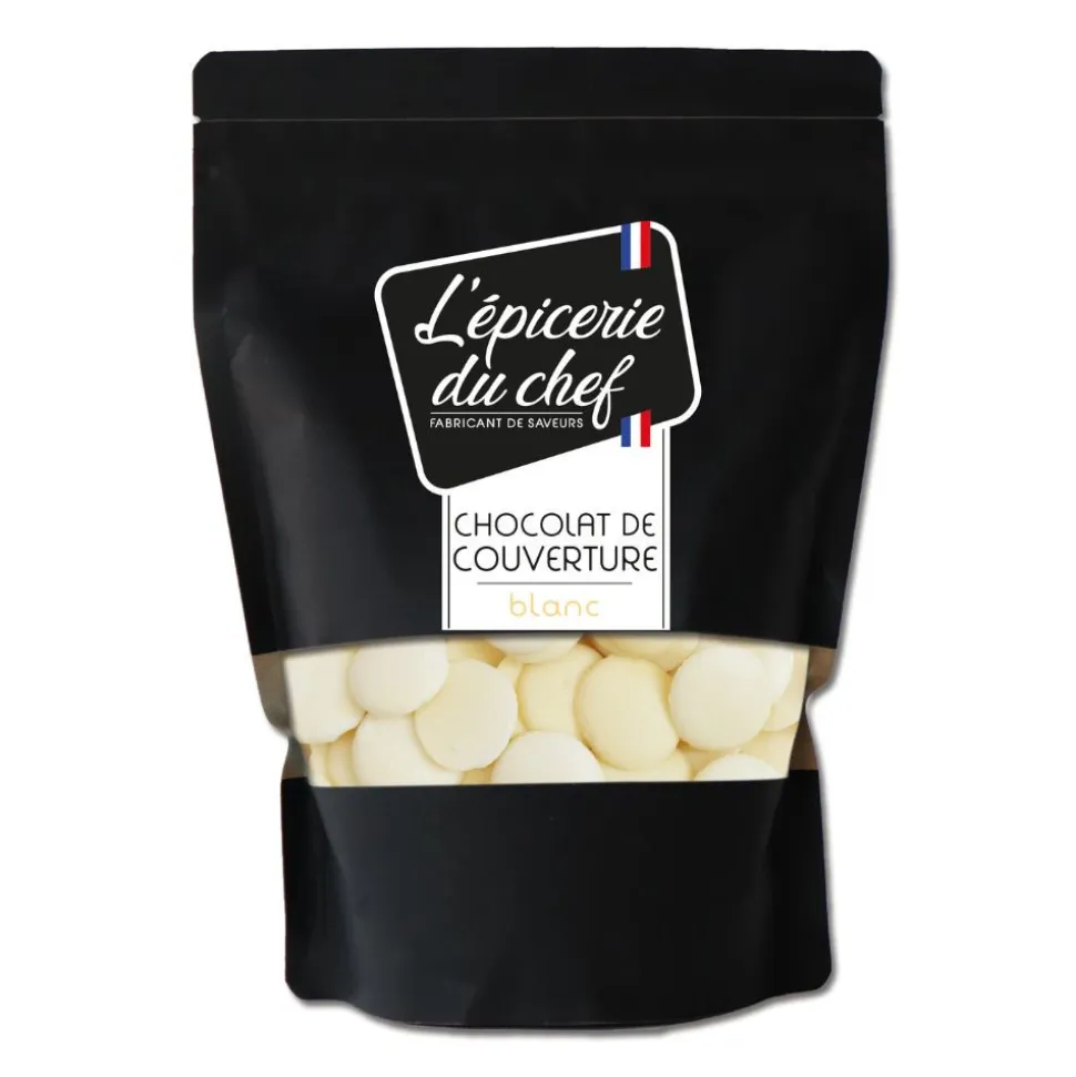 Palets de chocolat blanc 500g