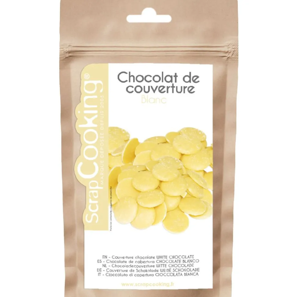 Palets de chocolat blanc 190 gr