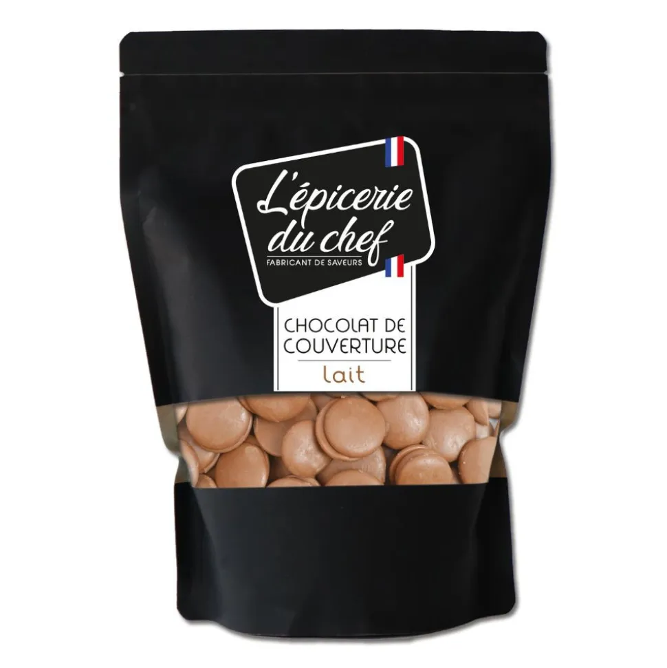 Palets de chocolat lait 1Kg