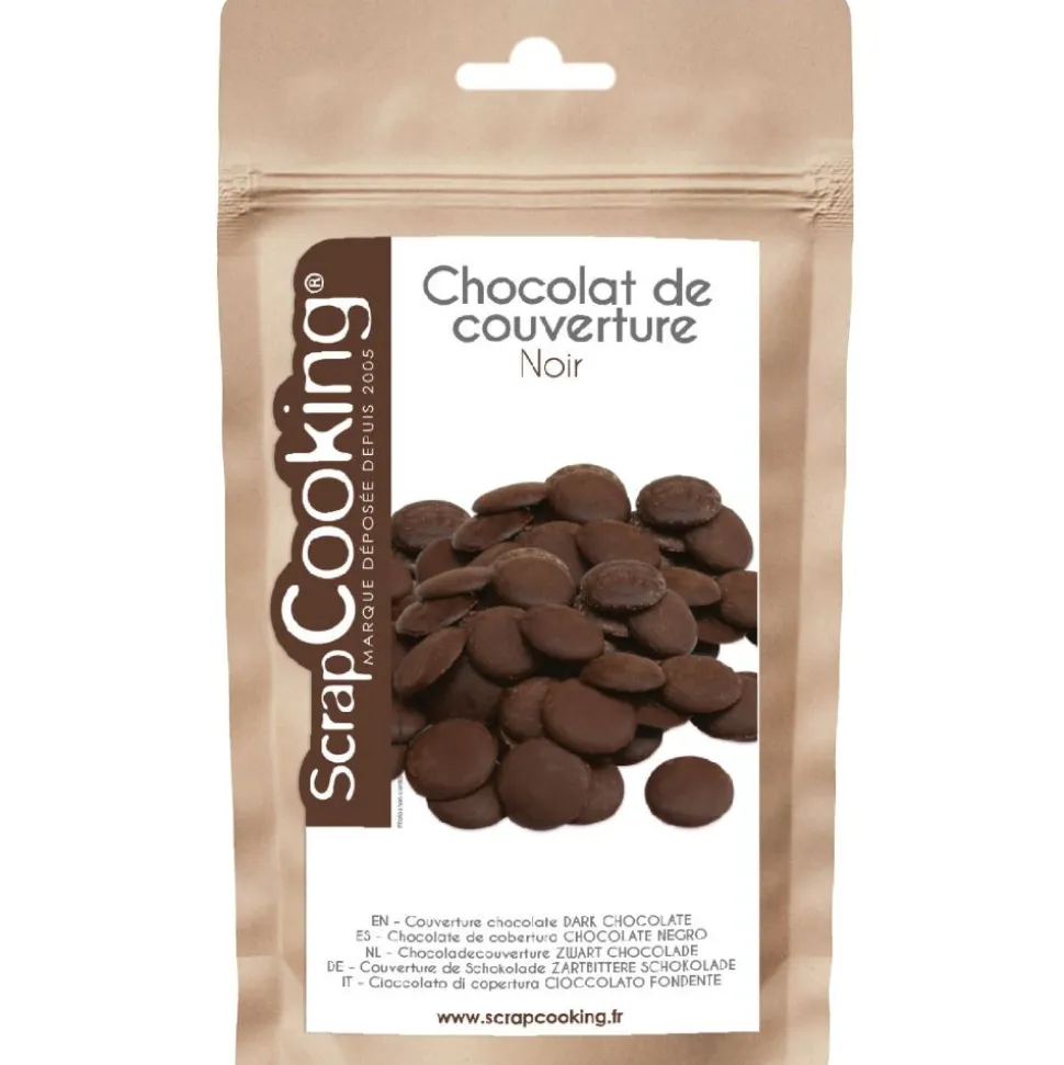 Palets de chocolat noir 190 gr