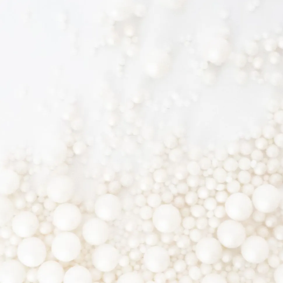 Perles en sucre blanches nacrées 60g