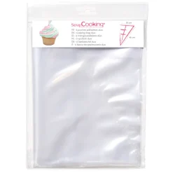 6 Poches pâtissières jetables duo