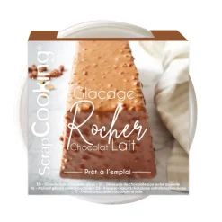 Pot glaçage rocher prêt à l'emploi chocolat lait