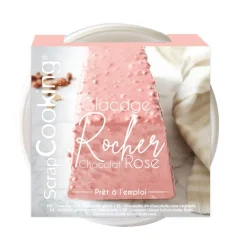 Pot glaçage rocher prêt à l'emploi chocolat rose
