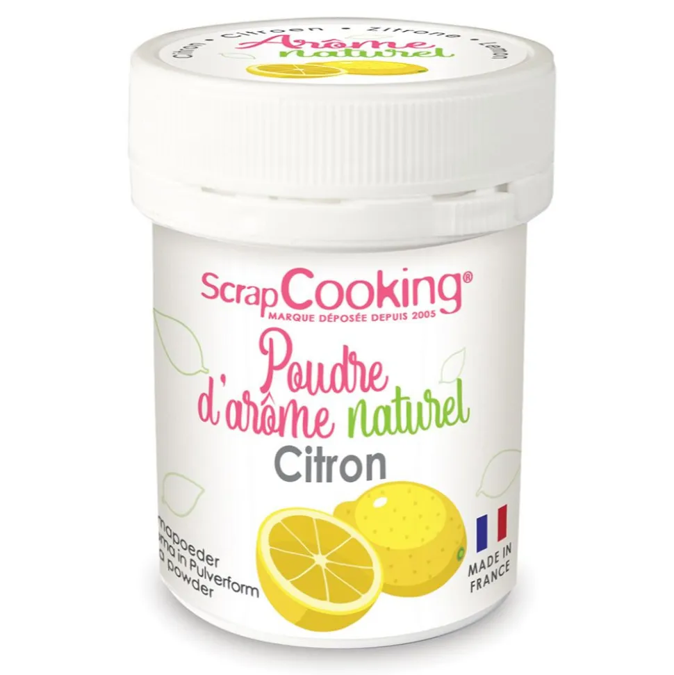Poudre d'arôme naturel citron