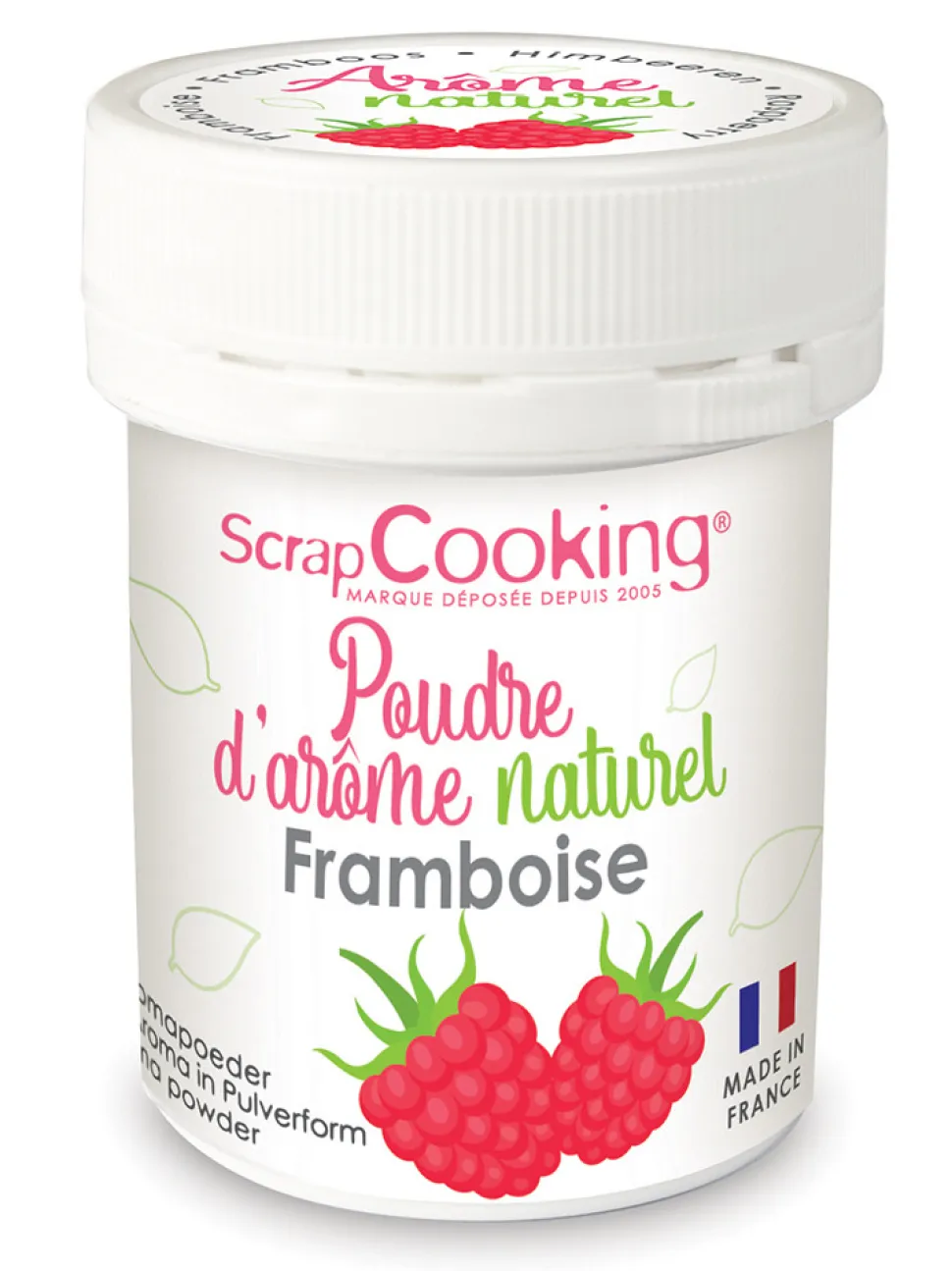 Poudre d'arôme naturel framboise