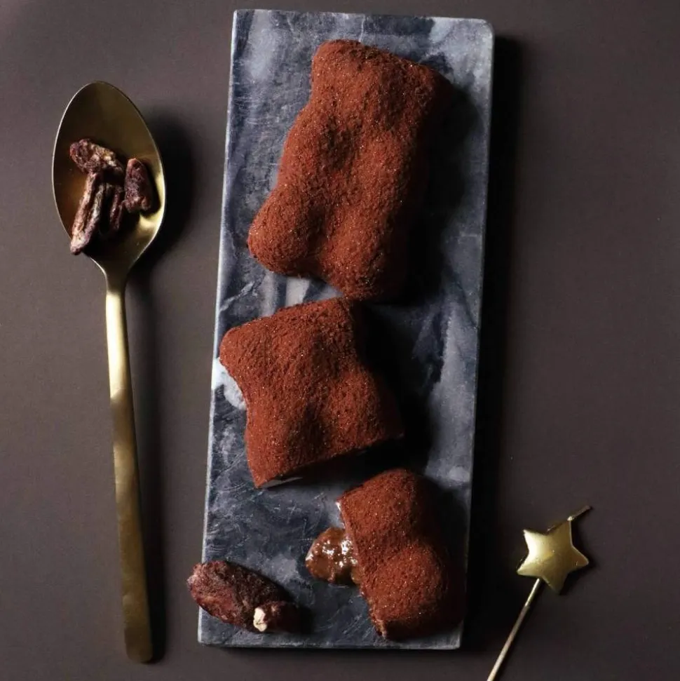 Poudre effet velours cacao scintillante