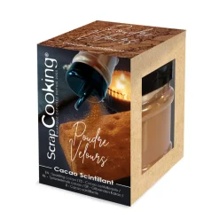 Poudre effet velours cacao scintillante