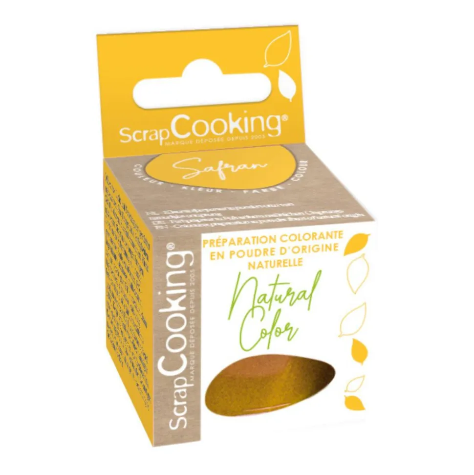 Préparation colorante en poudre - Jaune Safran