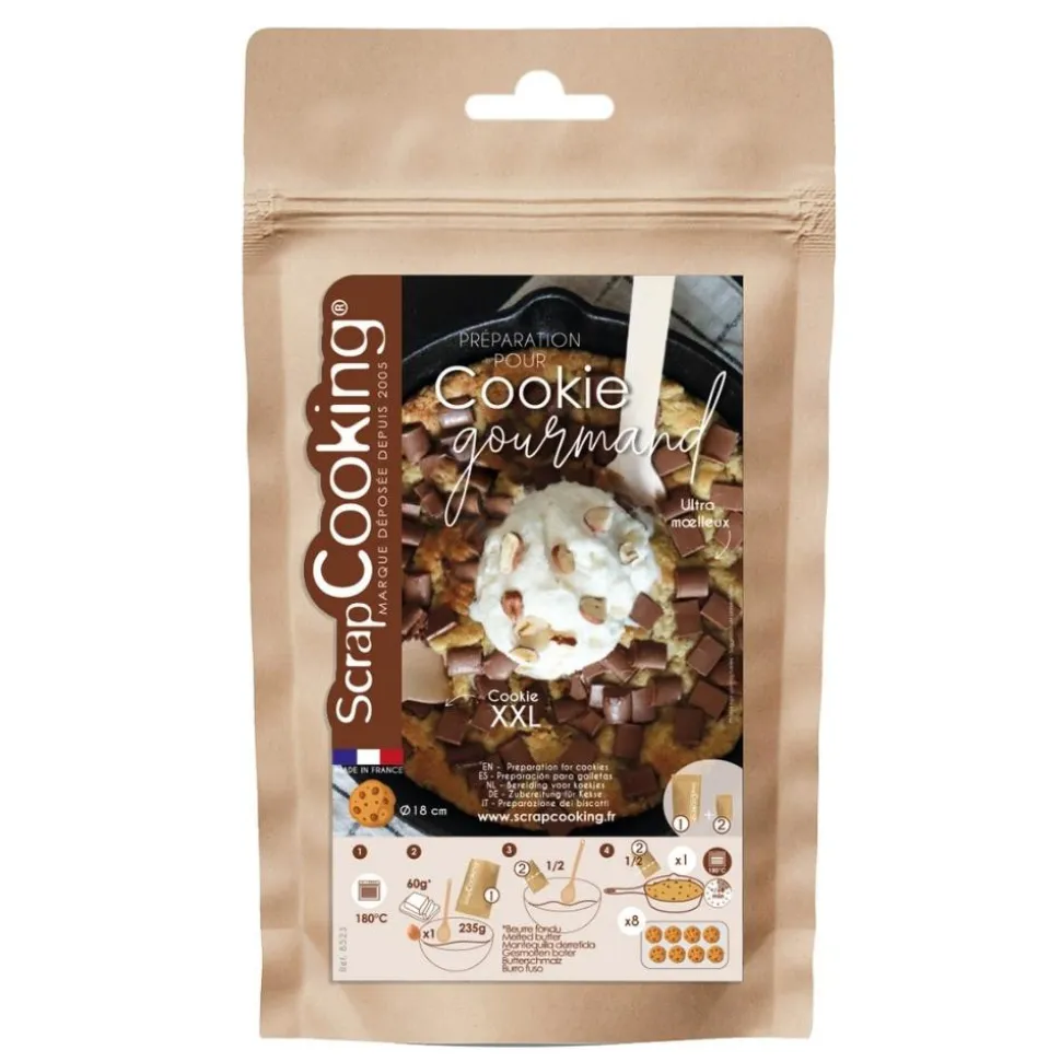 Préparation en poudre pour cookie géant à partager