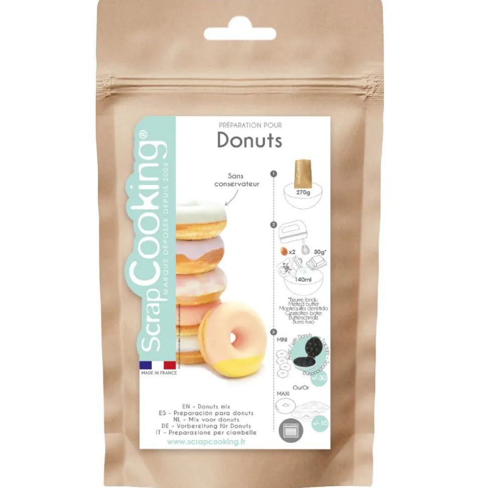 Préparation pour donuts prête à l'emploi