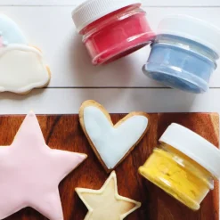 3 préparations colorantes d'origine naturelle Licorne (Dragée, Mint, Lemon)