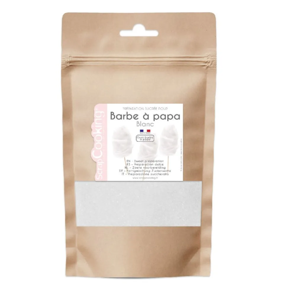 Prépa sucrée barbe à papa - blanc - goût barbe à papa 160g