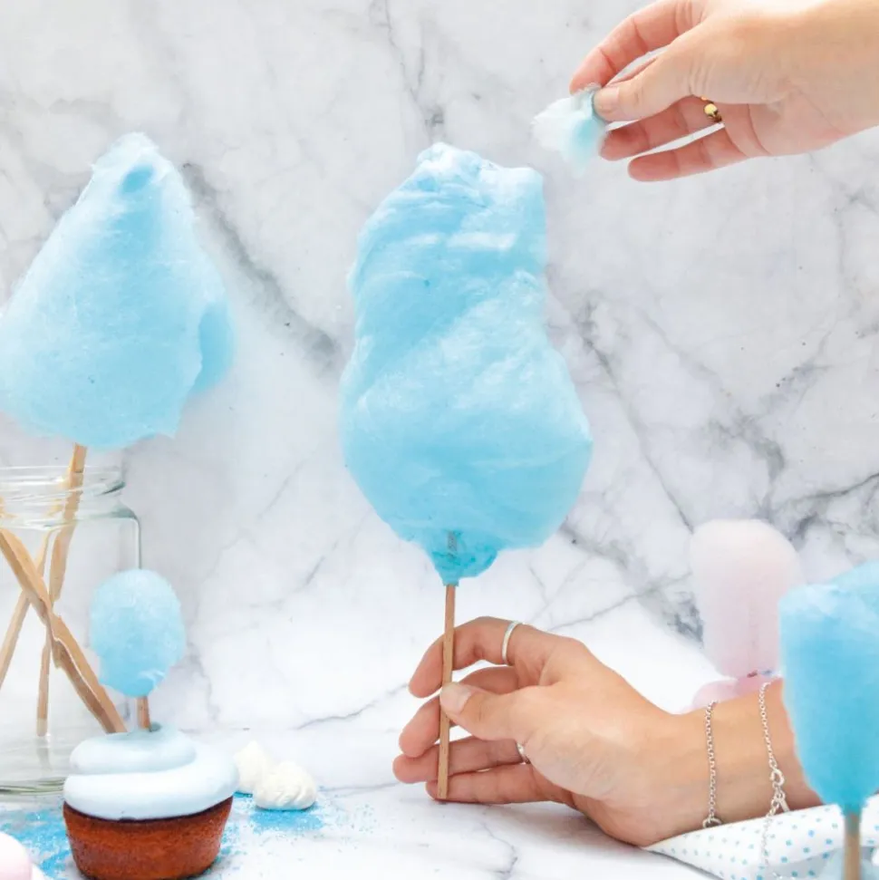 Prépa sucrée barbe à papa - bleu - goût cola 160g