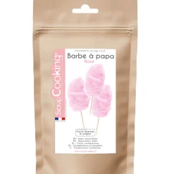 Prépa sucrée barbe à papa - rose - goût barbe à papa 400g