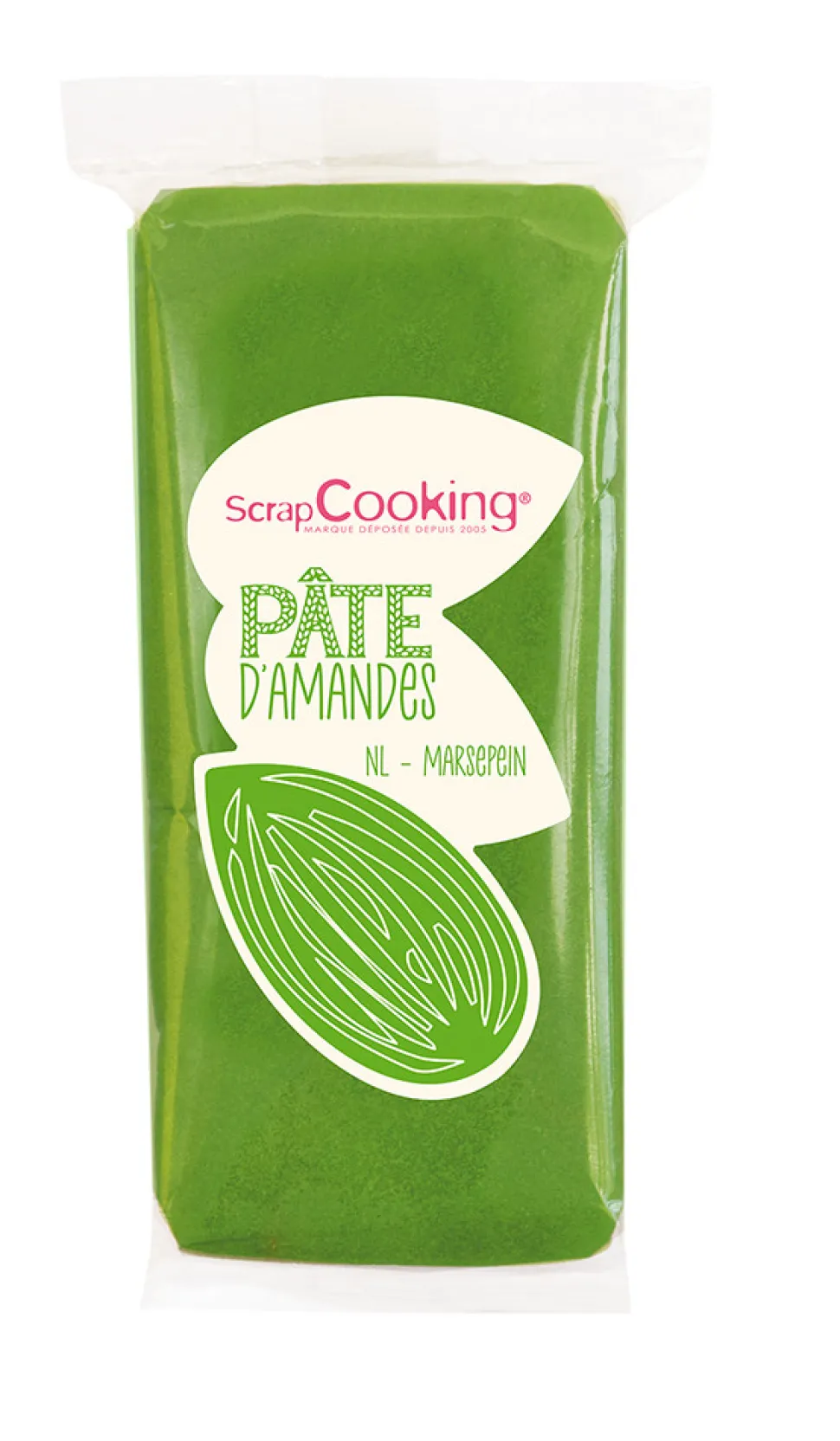Pâte d'amandes verte 200 gr