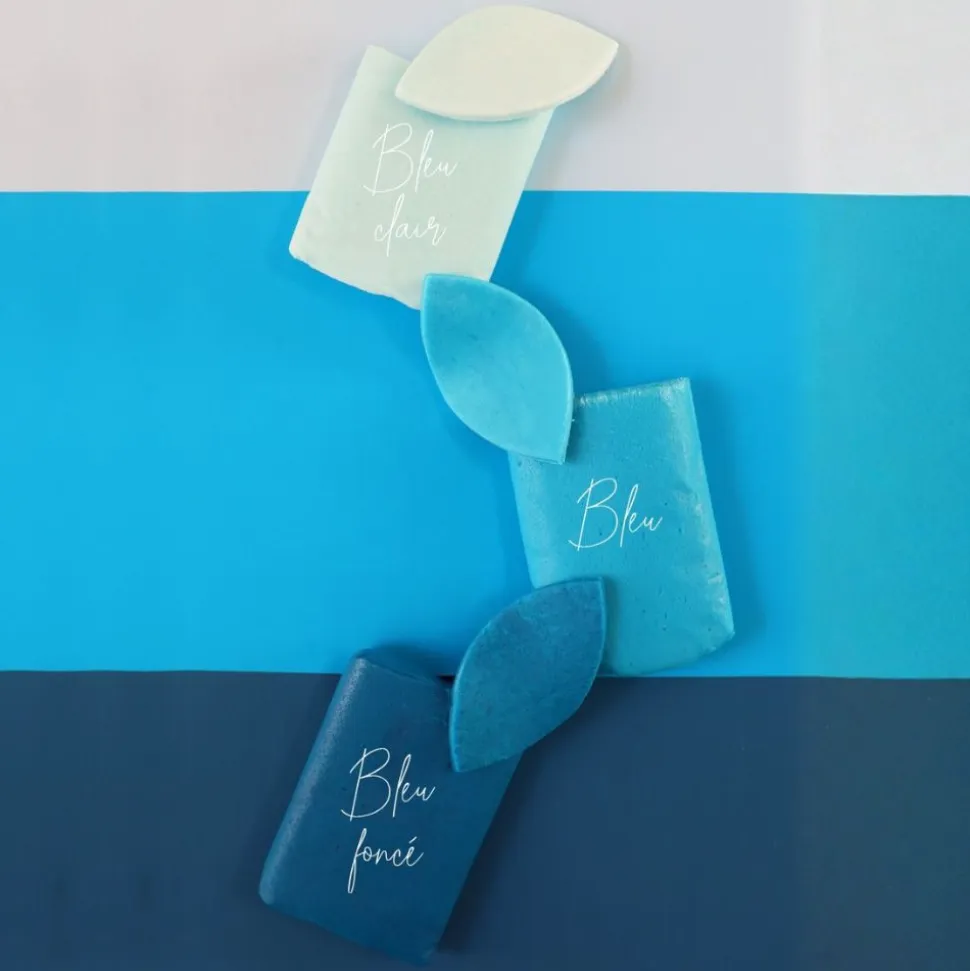 Pâte à sucre bleu clair 250g