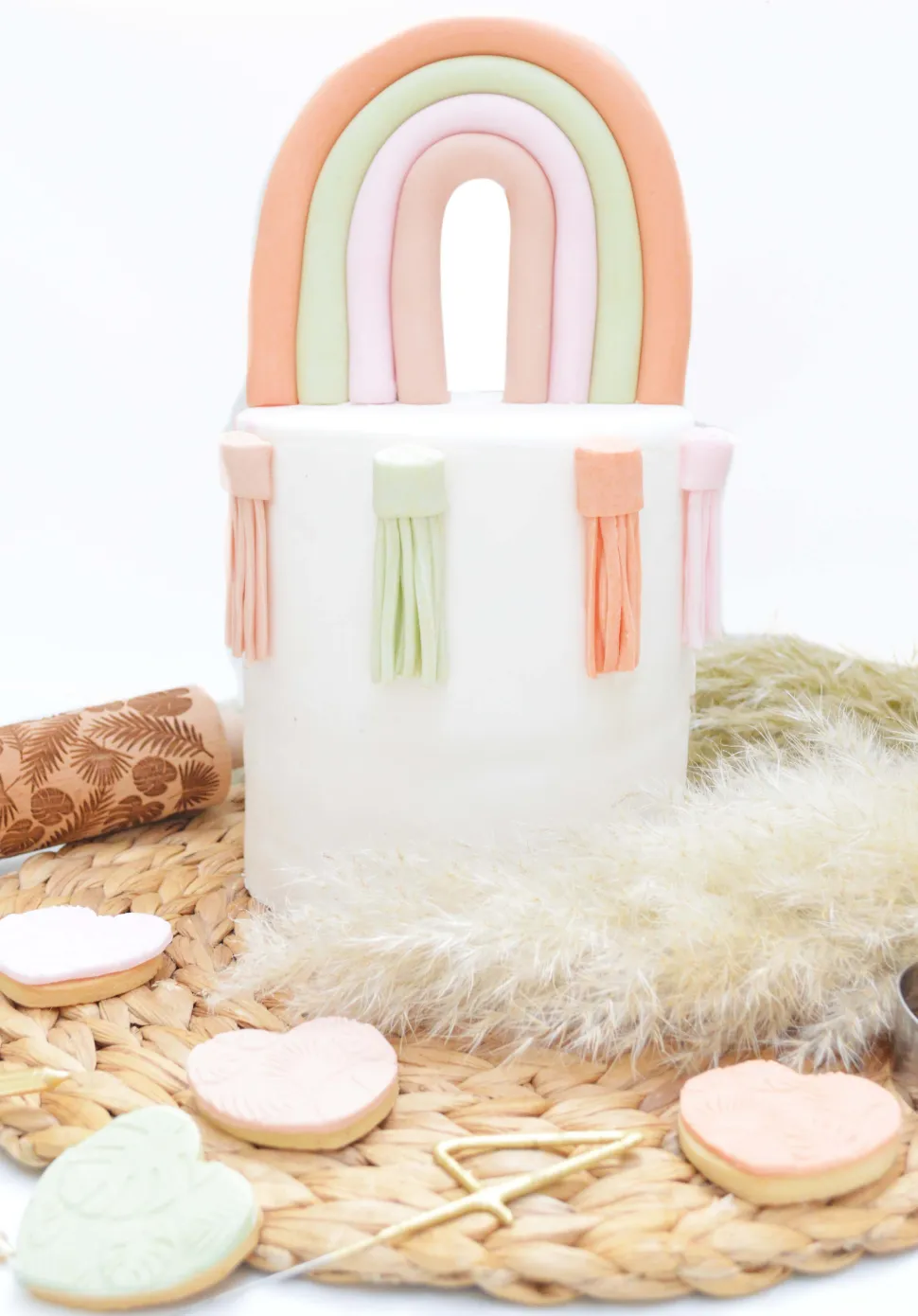 Pâte à sucre colorant d'origine naturelle Blush 250g
