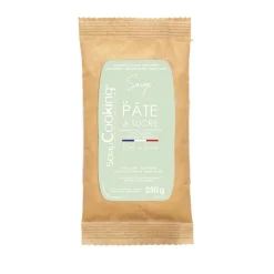Pâte à sucre colorant d'origine naturelle Sauge 250g