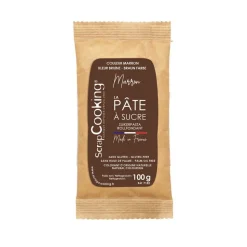 Pâte à sucre marron 100g