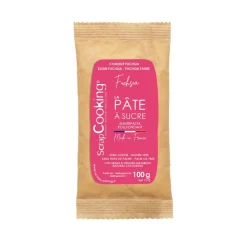 Pâte à sucre rose fuchsia 100g