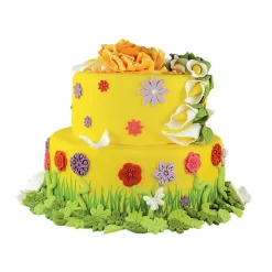 Pâte à sucre rouleau jaune 36 cm