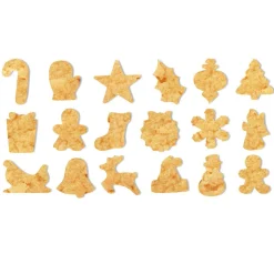 Seau 18 emporte-pièces de Noël pour biscuits et sablés