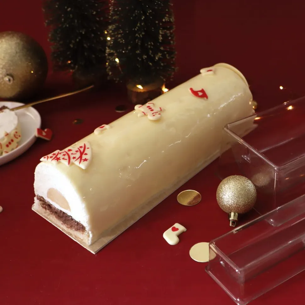 Semelles à Bûches de Noël 30cm x5