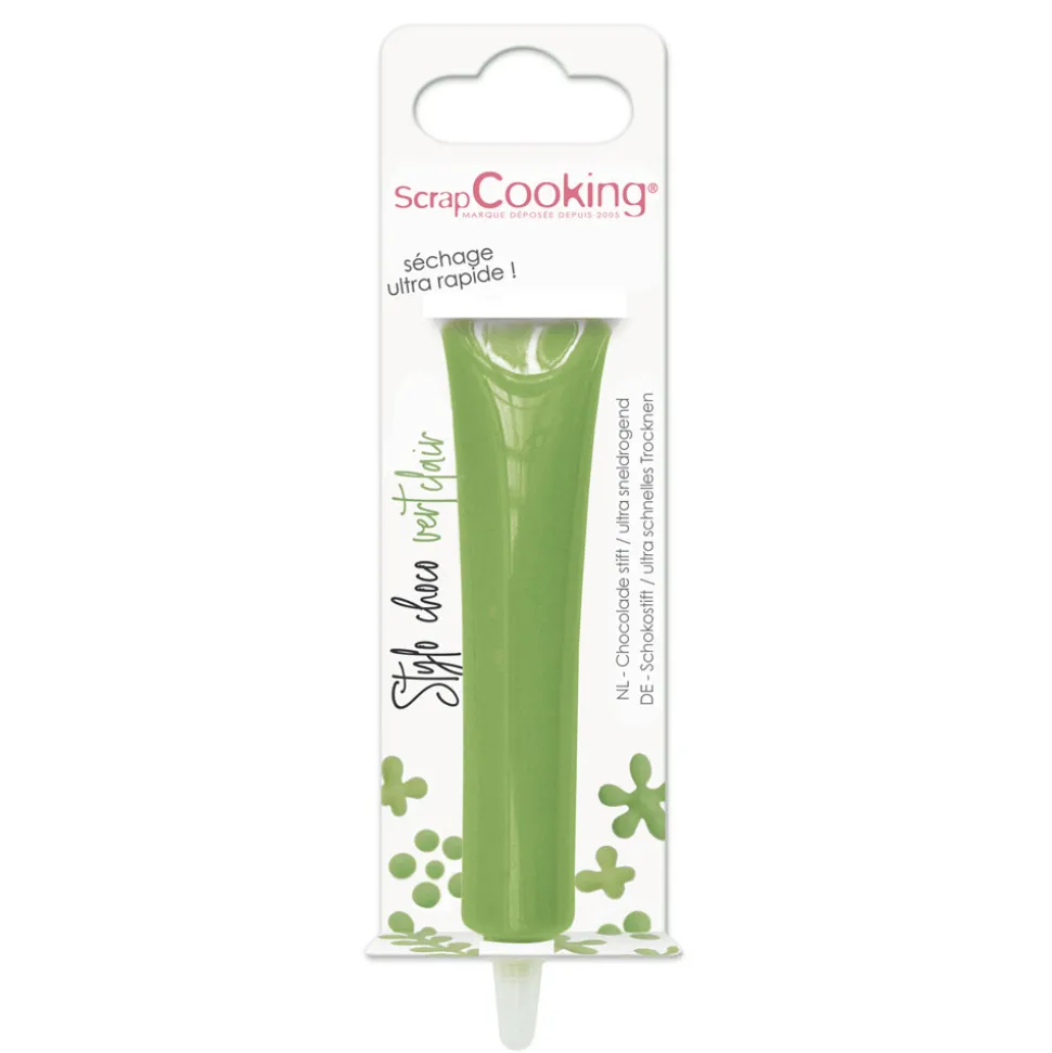 Stylo alimentaire goût choco - vert clair