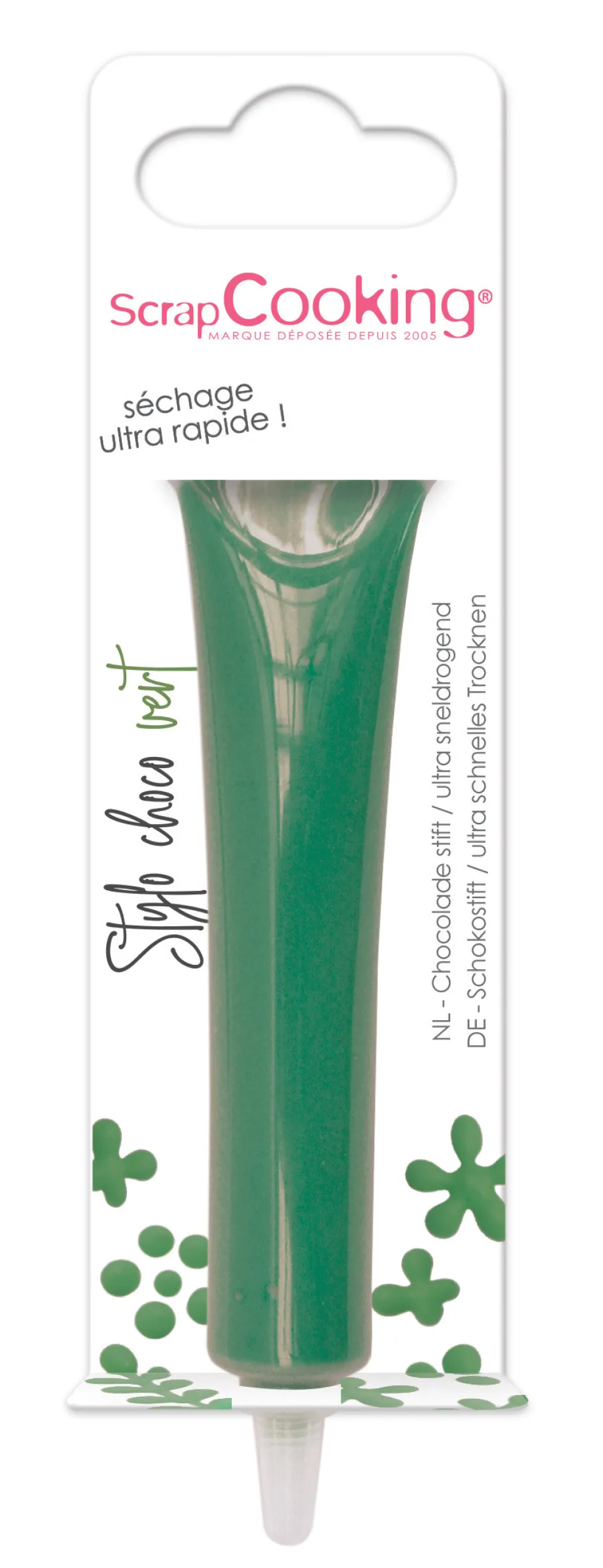 Stylo alimentaire goût choco - vert foncé