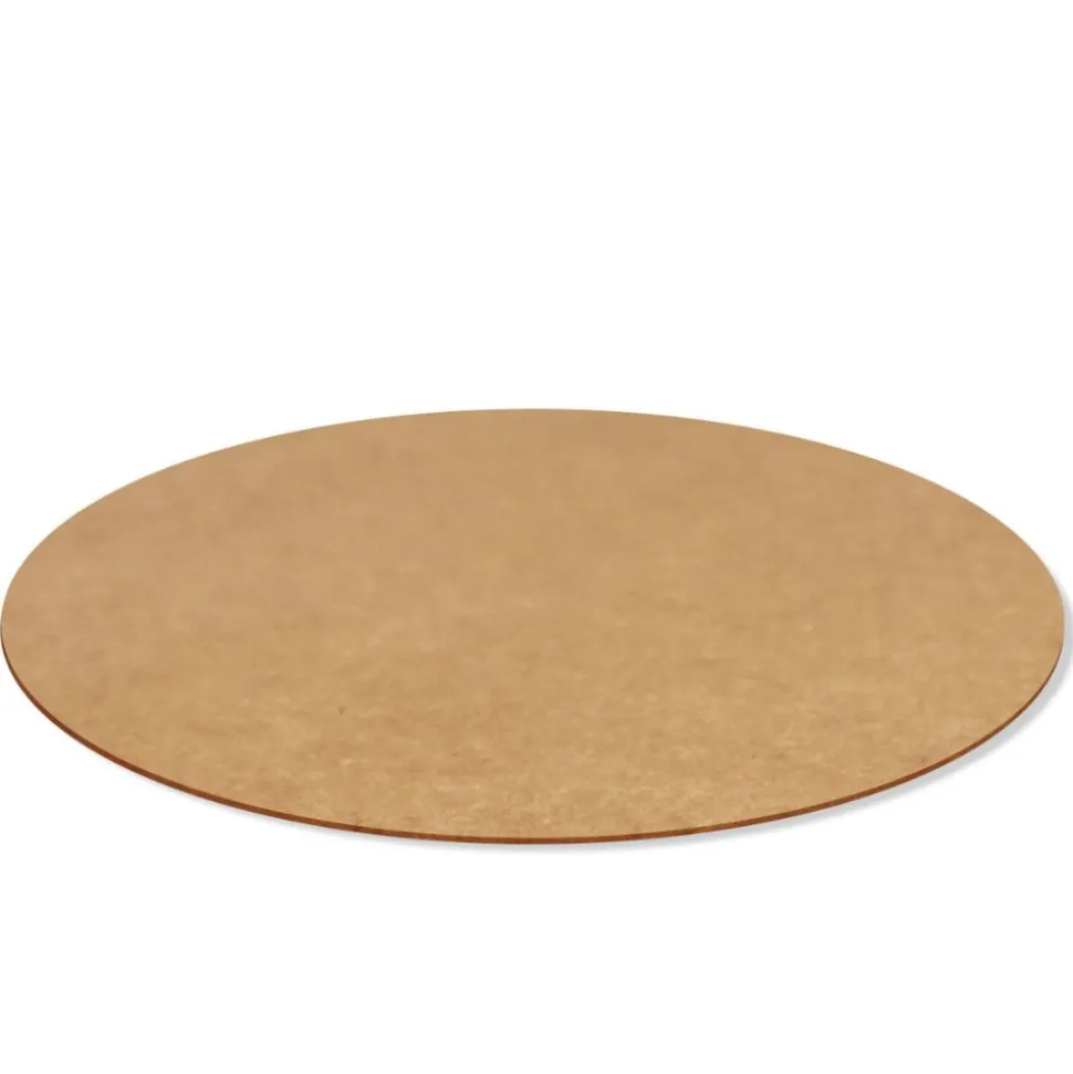 5 Supports ronds 24 cm kraft