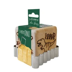Tampon à biscuits Dinosaure et emporte pièce