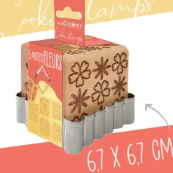 Tampon à biscuits Fleur et emporte pièce