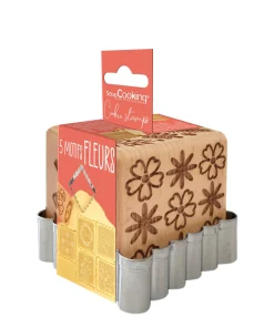 Tampon à biscuits Fleur et emporte pièce