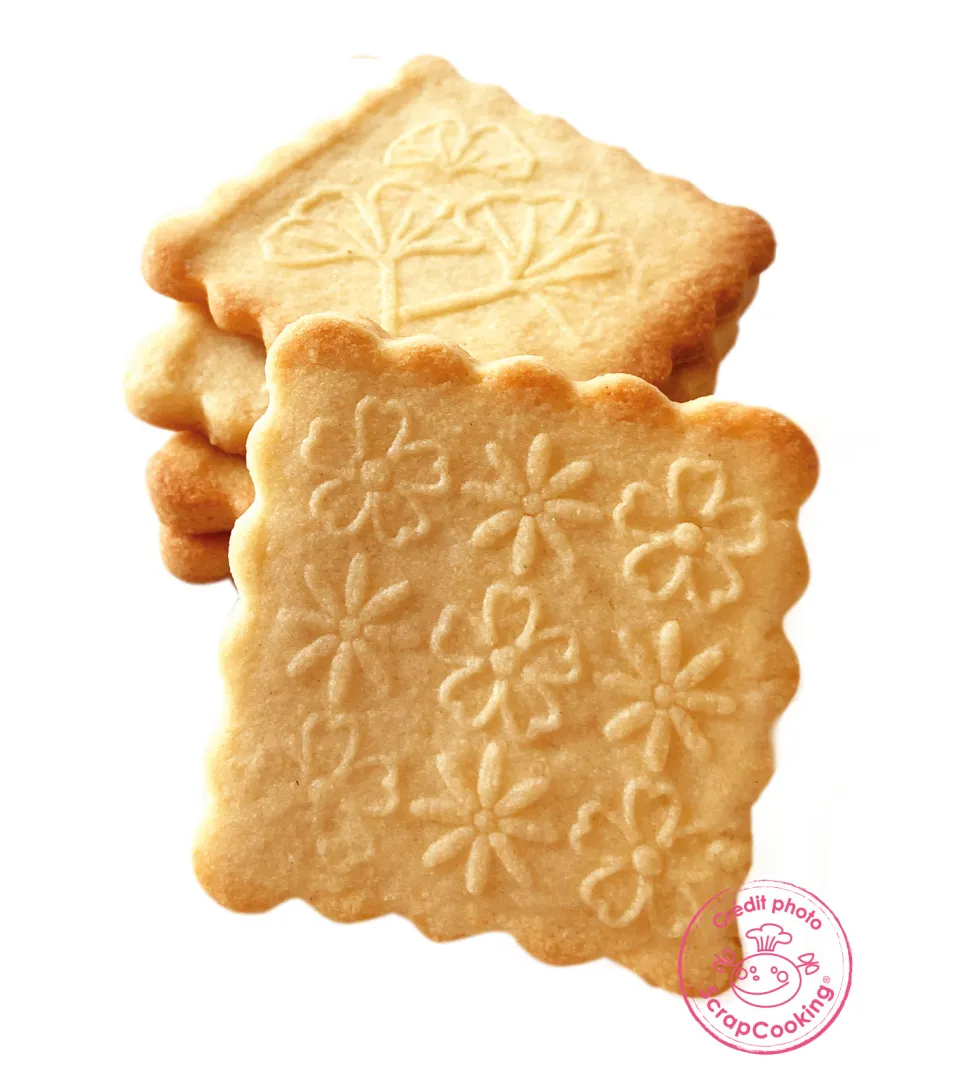 Tampon à biscuits Fleur et emporte pièce