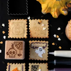 Tampon à biscuits Halloween et emporte pièce