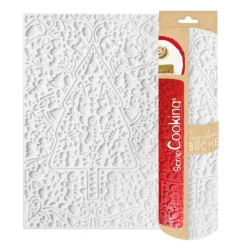 Tapis à empreinte en silicone pour décor de bûche
