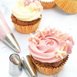 Trio de douilles pour décor de cupcakes