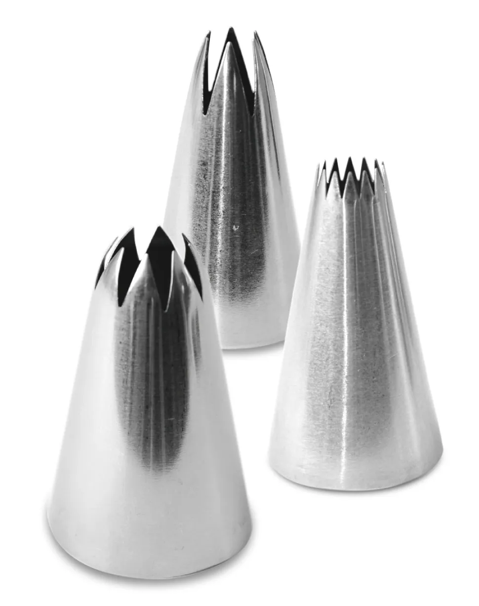 Trio de douilles pour décor de cupcakes