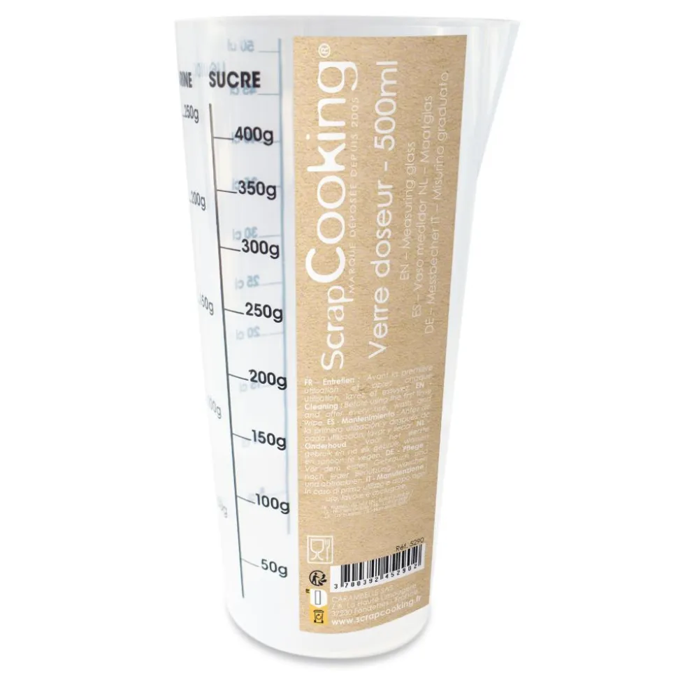 Verre doseur plastique 500ml